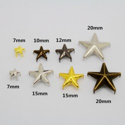 Bronze star brad - 10mm 