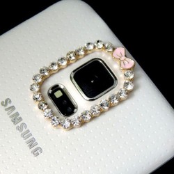 Metal Bow Lens Sticker For Samsung 