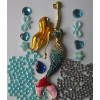 Multicolour Crystal Mermaid DIY Mobile Cell Phone Case Deco Den Kit