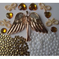 Full diamond angel people 3D DIY Cell Phone