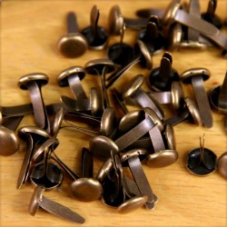 Bronze Pastel Round Metal Brads
