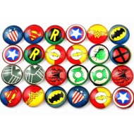 Super Heros Glass Cabochons