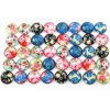 Mixed Floral Glass Cabochons