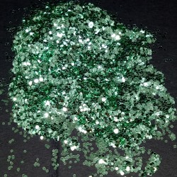 Metallic Hexagon Chunk Glitter- 15no