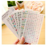 pvc Transparent Organizer Calendar Diary Book Planner Sticker 