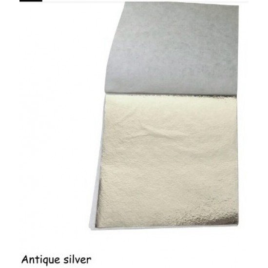 Antique silver Sheets Foil Paper for Gilding Antique silver Sheets Foil Paper for Gilding