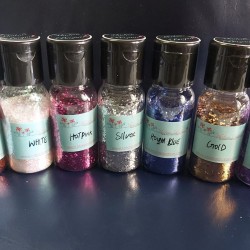 Metallic Hexagon Chunk Glitter- 15no