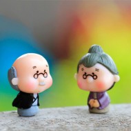 Miniature Old Granny Grandpa