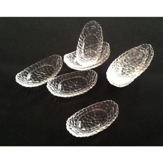 Boat Glass Miniature Transparent Plate Boat Glass Miniature Transparent Plate
