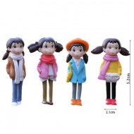 4Pcs/Set Girls Miniature