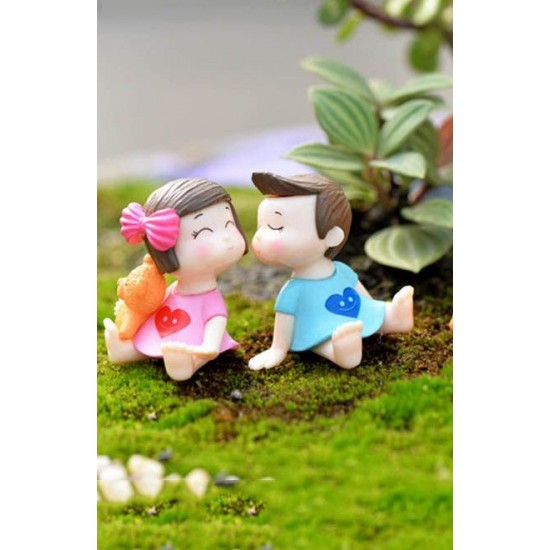 1Pair Lovers Couple Figurines Miniatures 1Pair Lovers Couple Figurines Miniatures