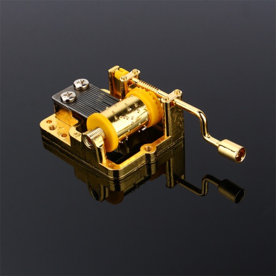 18 Tones Hand Cranked DIY Music Box Mechanical Musical Movement 18 Tones Hand Cranked DIY Music Box Mechanical Musical Movement