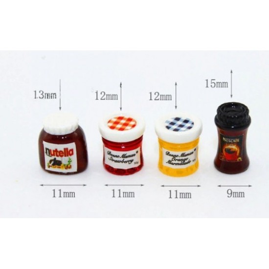 Mini Jam Food Jars
