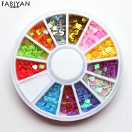 Solid Heart Glitters