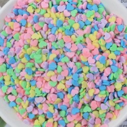 Clay Mix Colors Heart Sprinkles