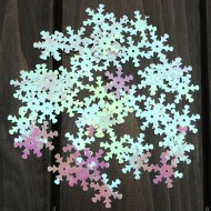 Snowflake Multicolored Sequins 