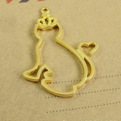 Cat Bezel Charm