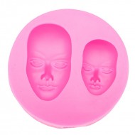 Face shape silicone mold 