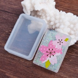 Rectangle Resin Mold White