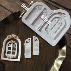 European retro window Shape Silicon Mold