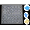 42pcs DIY Assorted Shape Silicone Earring Mold