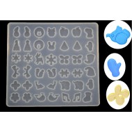 42pcs DIY Assorted Shape Silicone Earring Mold