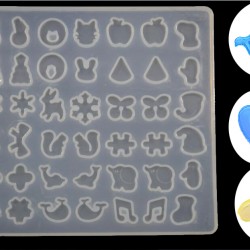 42pcs DIY Assorted Shape Silicone Earring Mold