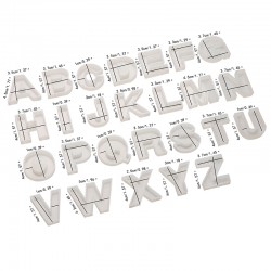 Individual  Mold Letters 