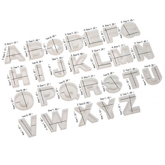 Individual  Mold Letters 