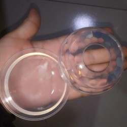 Transparent Silicone Round Plate Resin Mold 