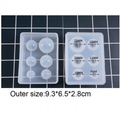 6 Different Sizes Universe Ball Mold