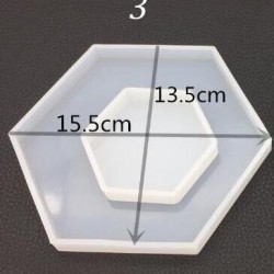 Large Hexagonal Table Mold Set