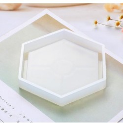 Hexagon Pot Base Coaster Mold 