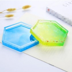 Hexagon Pot Base Coaster Mold 