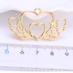 Heart Wings Open Bezel