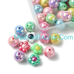 Opaque Acrylic Round Beads