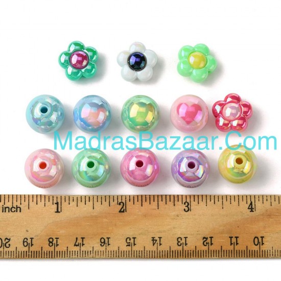 Opaque Acrylic Round Beads Opaque Acrylic Round Beads
