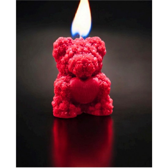 Rose Heart Teddy Mold