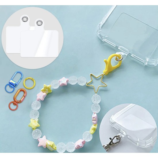 PVC Plastic Cell Phone Lanyard Tether