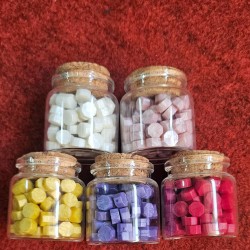 Seal Wax  Glass Jar
