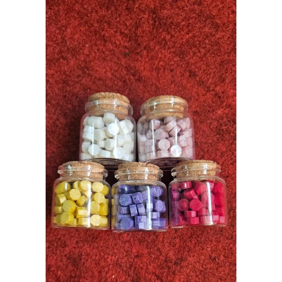 Seal Wax  Glass Jar