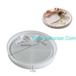 Round Beaded Bow Tray Mold