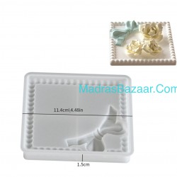 Square Beaded Bow Tray Mold