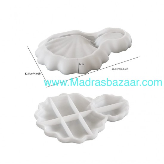 Scallop Dual Shell Tray Mold