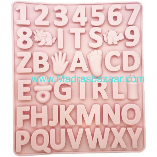 Alphabet Baby Shower Mold