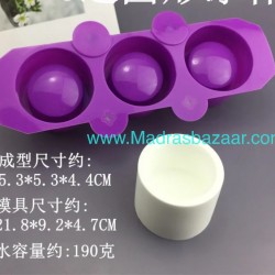 3 cavity Round planter mold