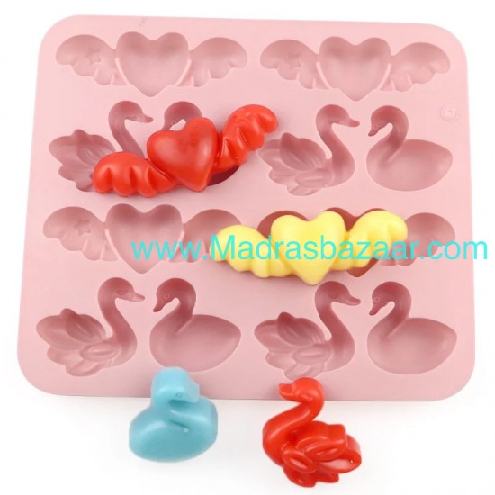 Swan Heart Mold