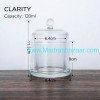 Glass Bell Candle Jar