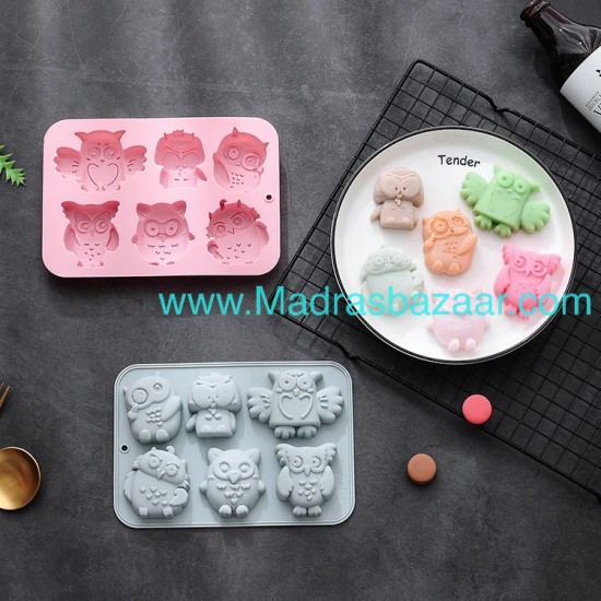 Owl 6 Cavity Mold