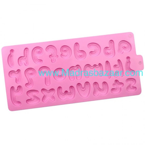 Bubble Pattern Alphabet Mold